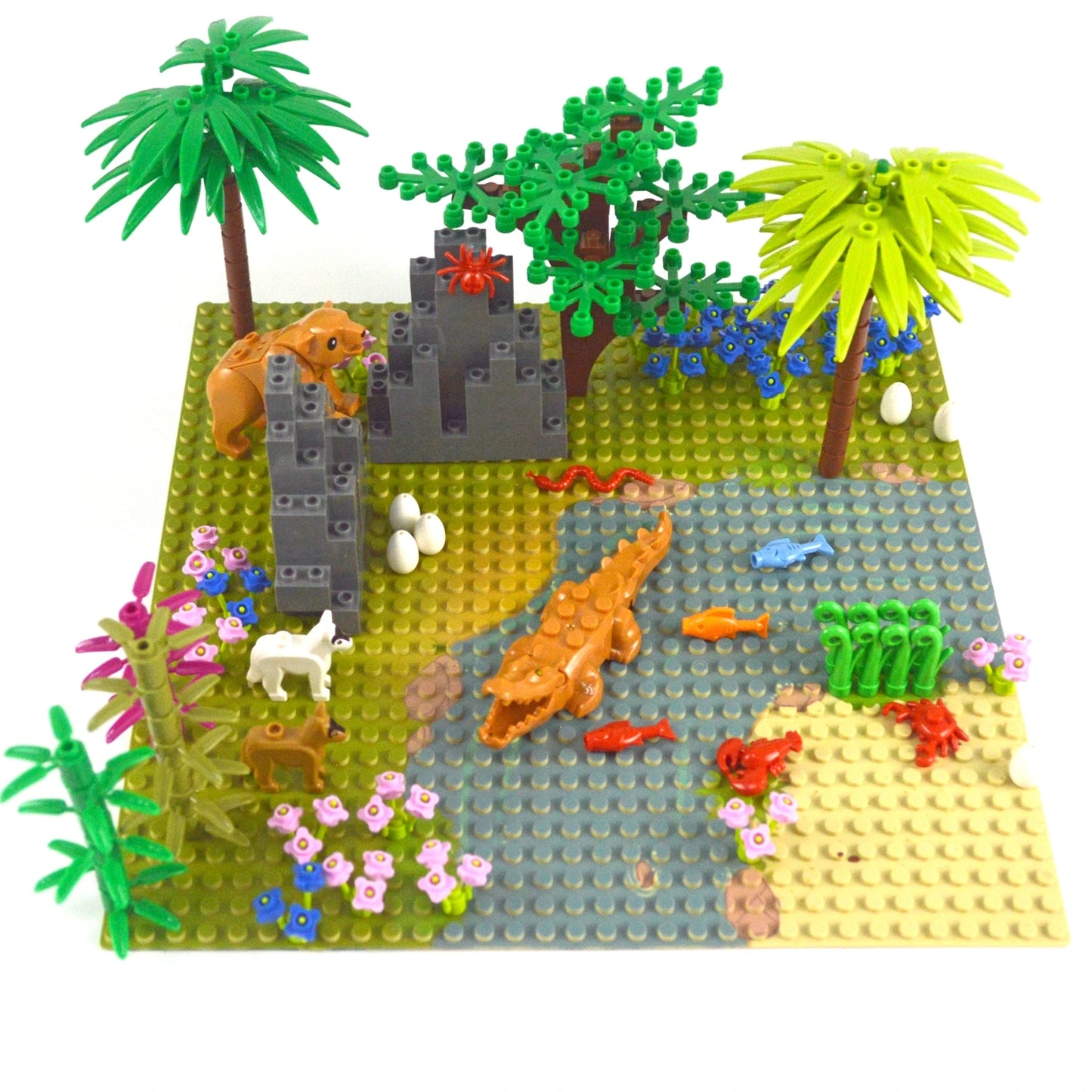 Baseplate Nature Scenes (beach, river, stream)