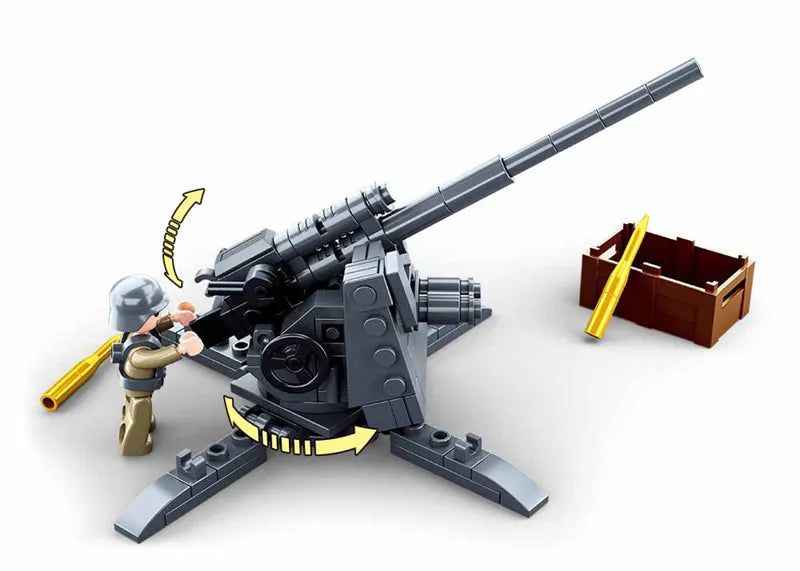 WW2 German 88 mm Flak anti-aircraft | 115 pcs