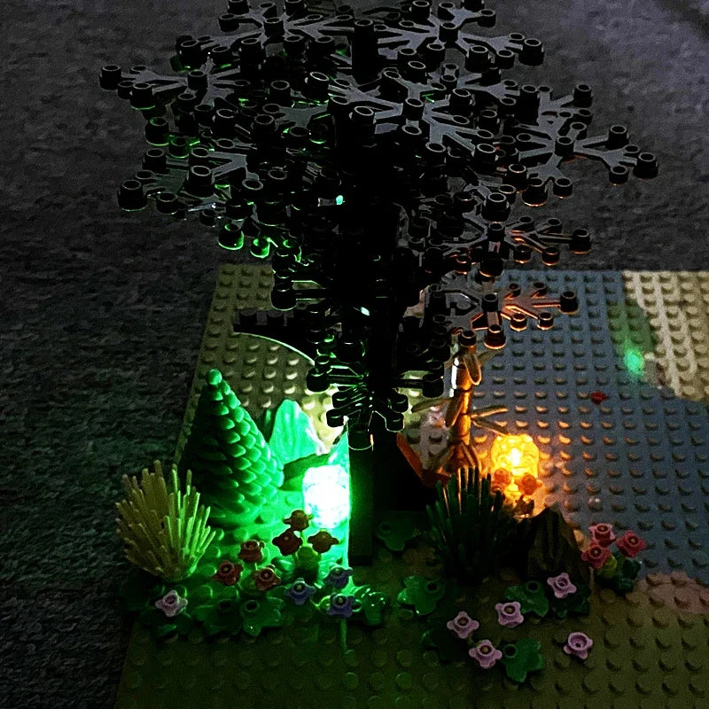 5pcs 2x2 dot LED Light Up Bricks