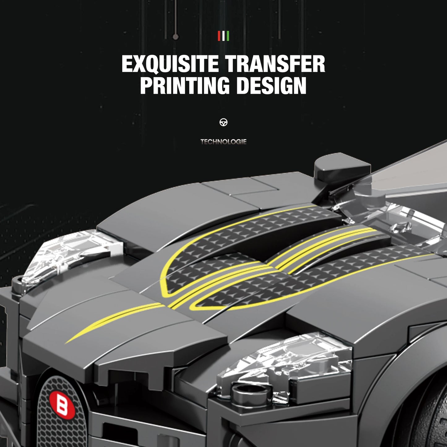 La Voiture Noire Super Sports Car MOC