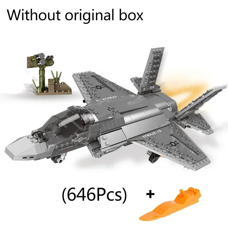 MOC AC130 Air Gunship Fighter