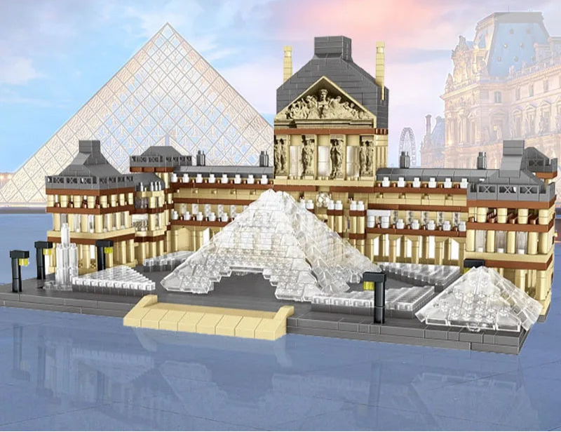 Paris Louvre Museum | mini blocks model