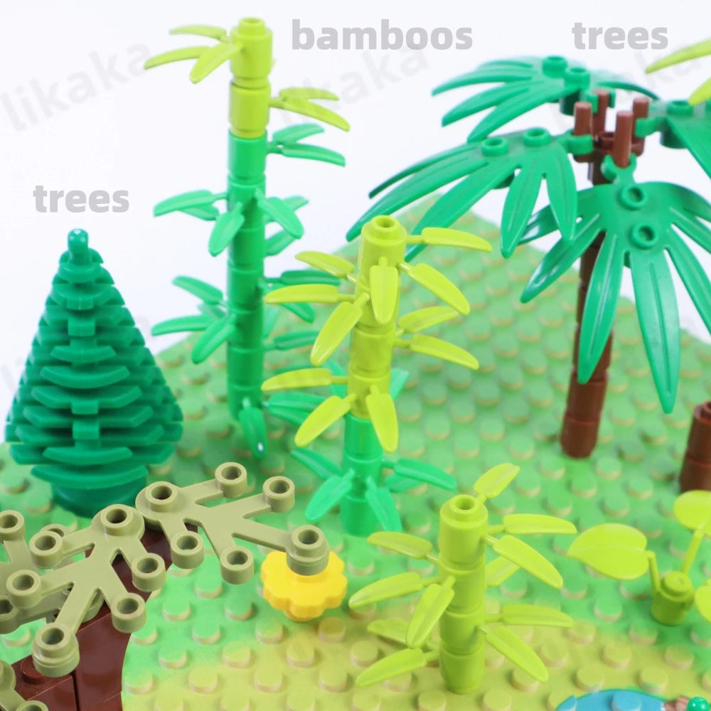 100PCS Tree + Plants Nature Accessories