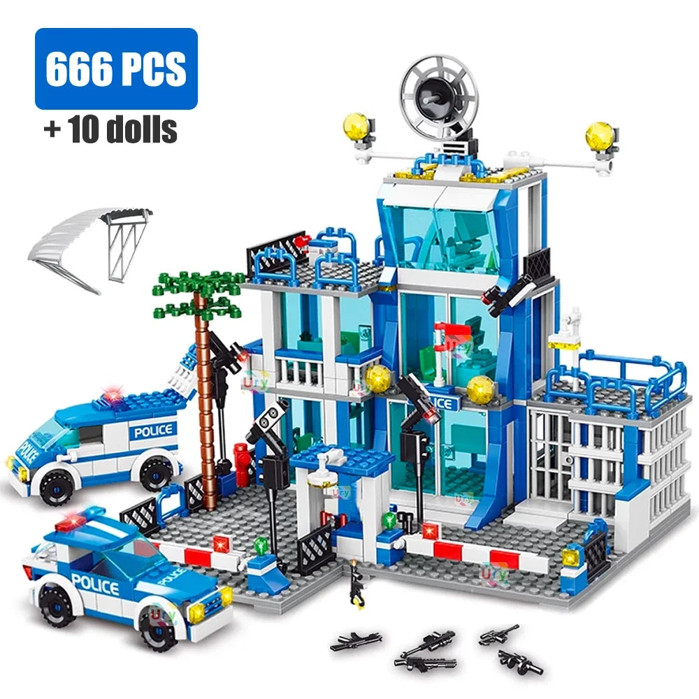 SWAT Police Station MEGA Set Geeky Grotto