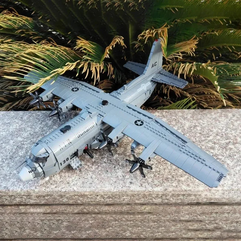 MOC AC130 Air Gunship Fighter