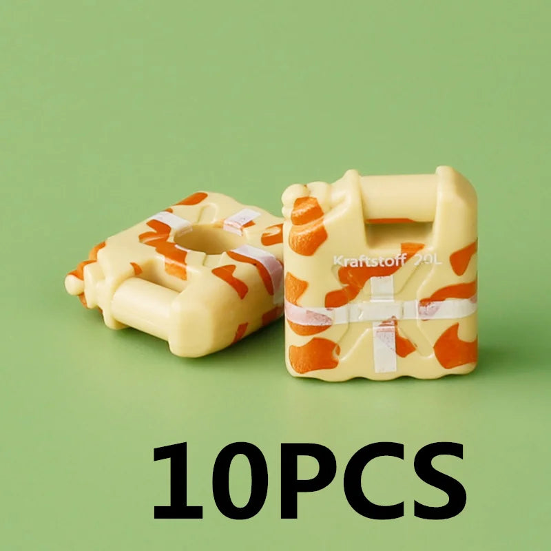 Military Scene MOC Building Block (Barbed Wire, Sandbag, Tent, Medical, Box, Chain)