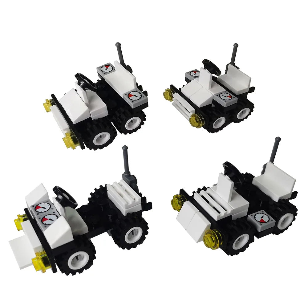 10 inch Space Lunar Base Baseplate 32x32 Moon Base Lunar Rover Plate