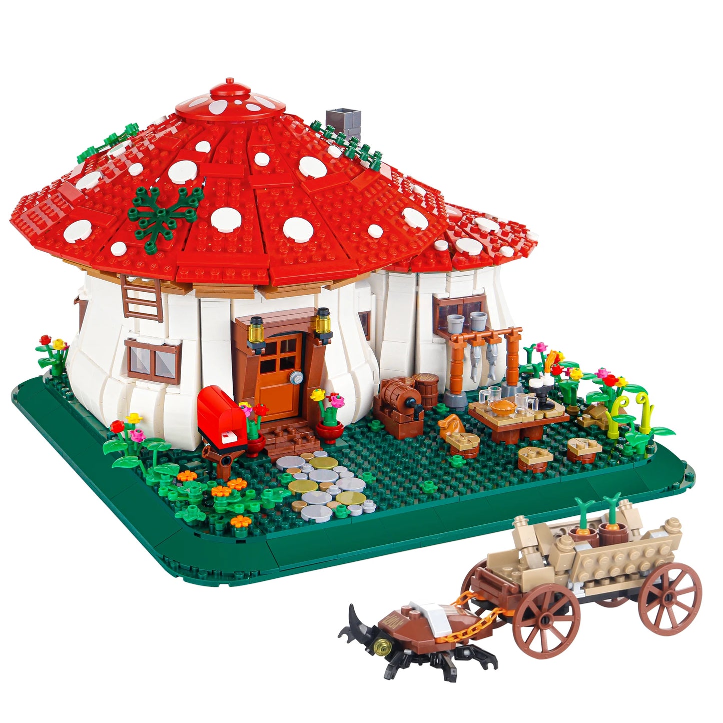 Fairy Tale Mushroom House Set (mini blocks)
