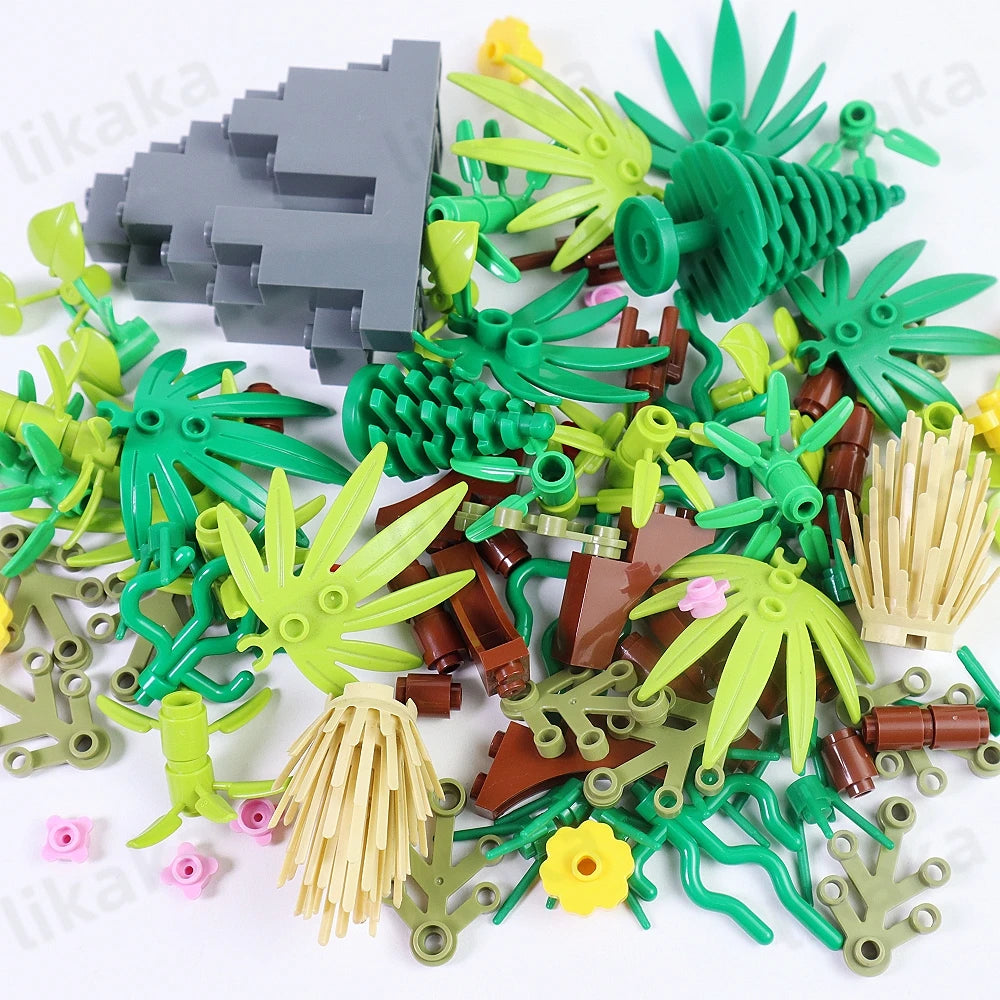 100PCS Tree + Plants Nature Accessories