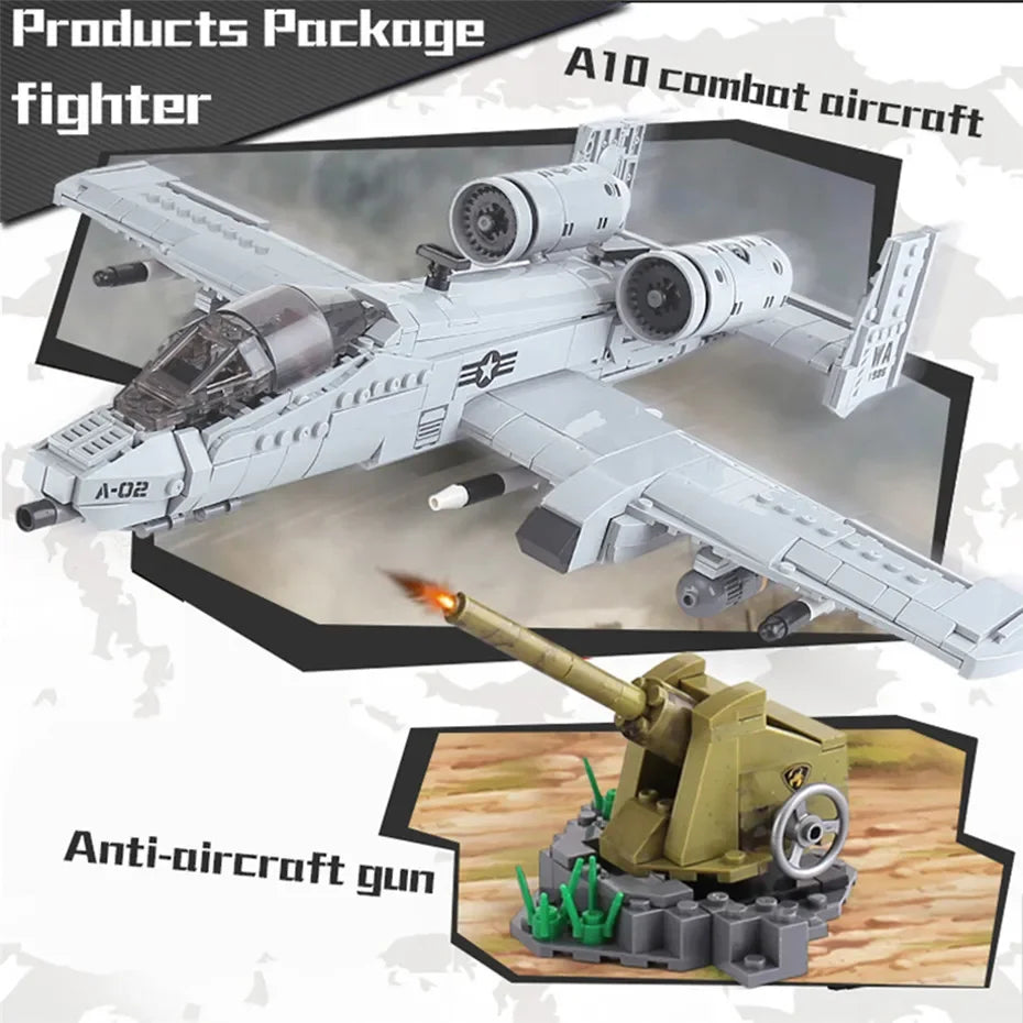 MOC AC130 Air Gunship Fighter