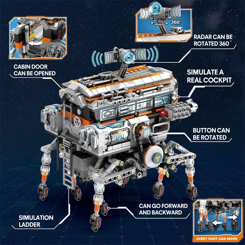 Remote Control Eight Arm Walking Robot