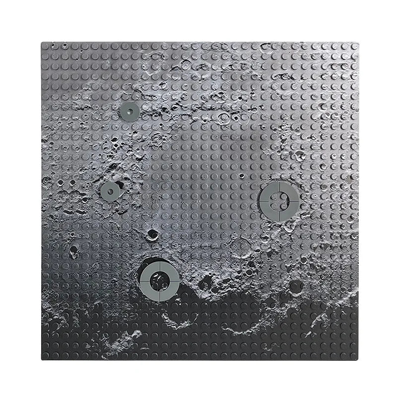 10 inch Space Lunar Base Baseplate 32x32 Moon Base Lunar Rover Plate