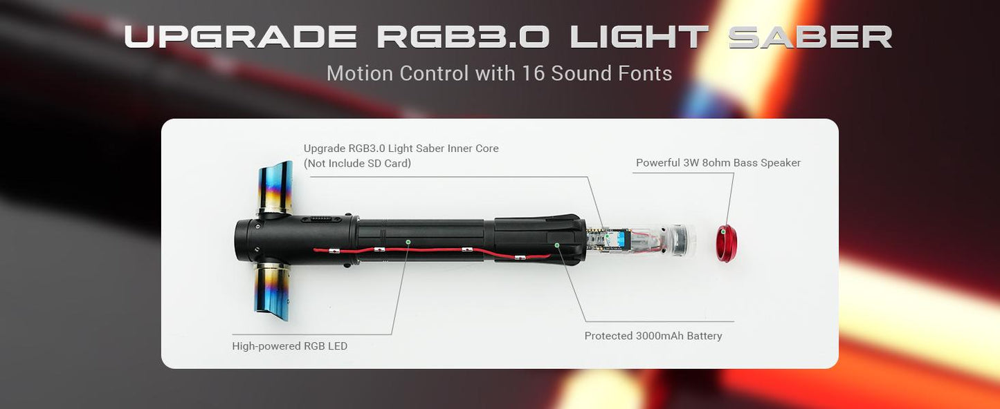 Cross-Hilt Saber | App controlled Xeno 3.0