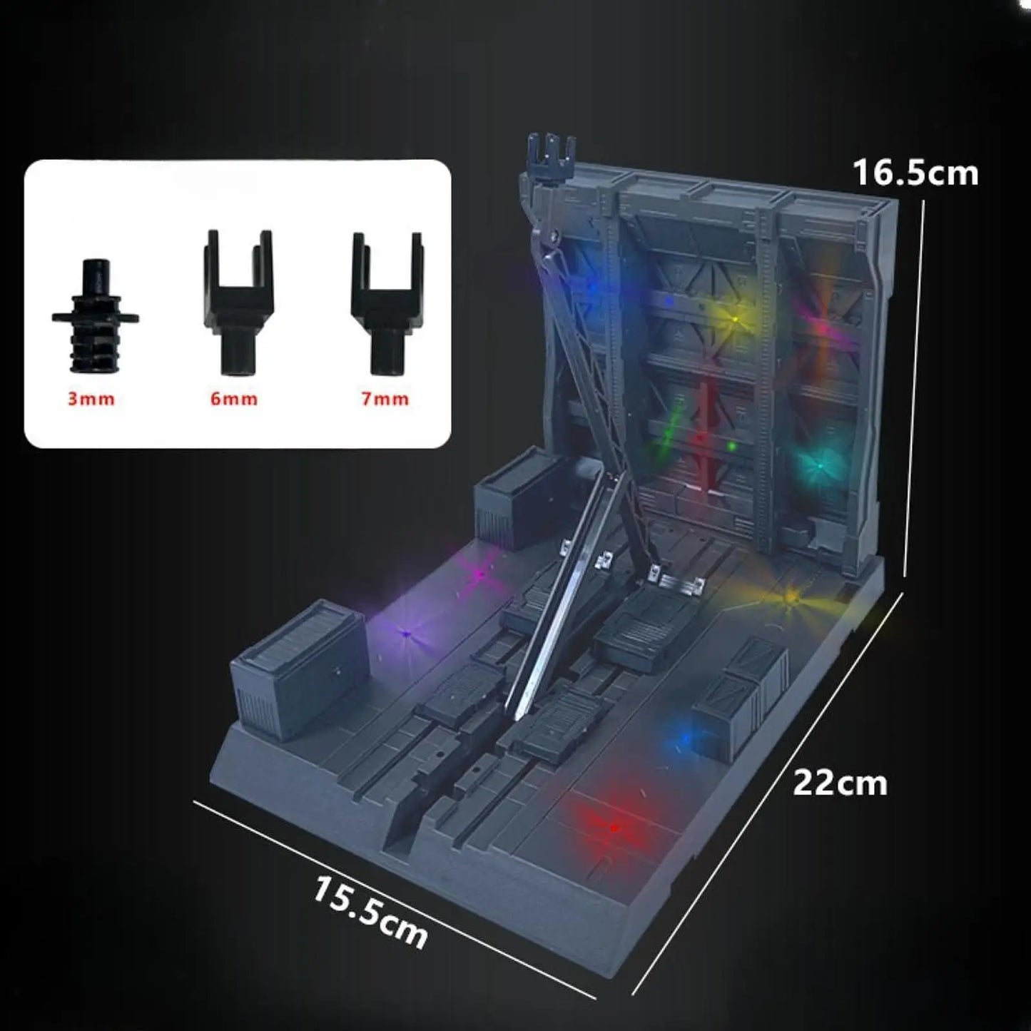 Mecha Figure Model Storage Box | Interlocking & Stackable