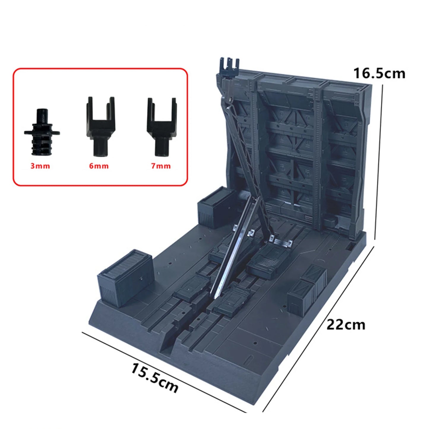 Mecha Figure Model Storage Box | Interlocking & Stackable