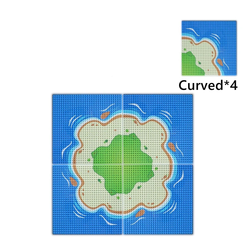 Baseplate Nature Scenes (beach, river, stream)