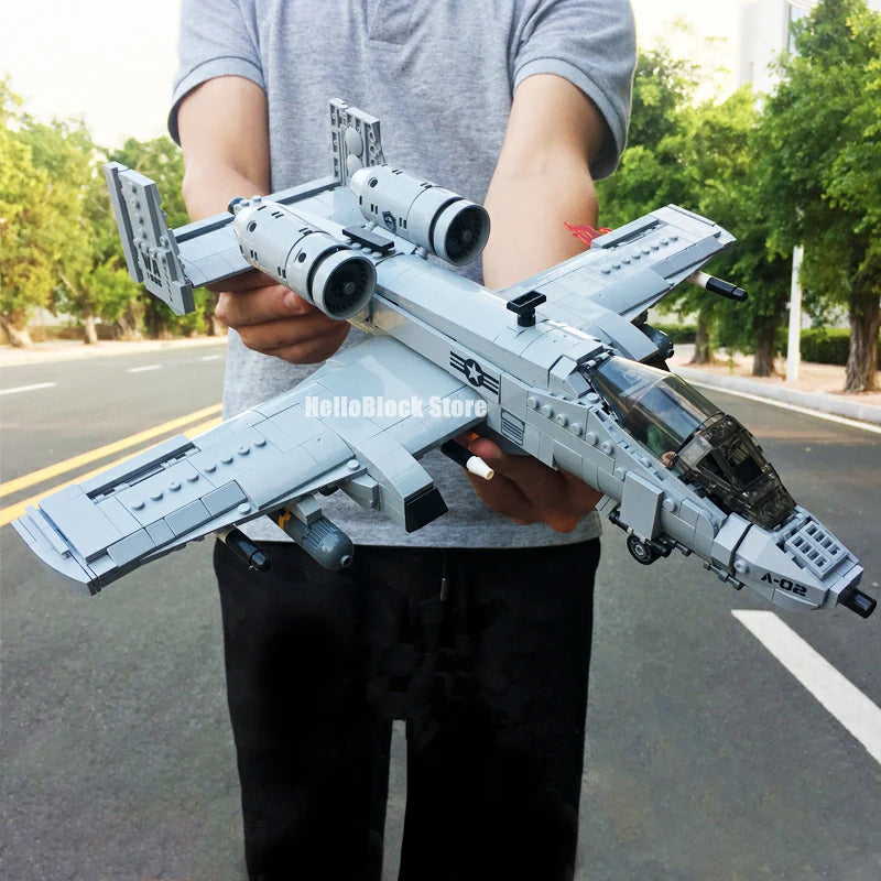 MOC Military A-10 Fighter