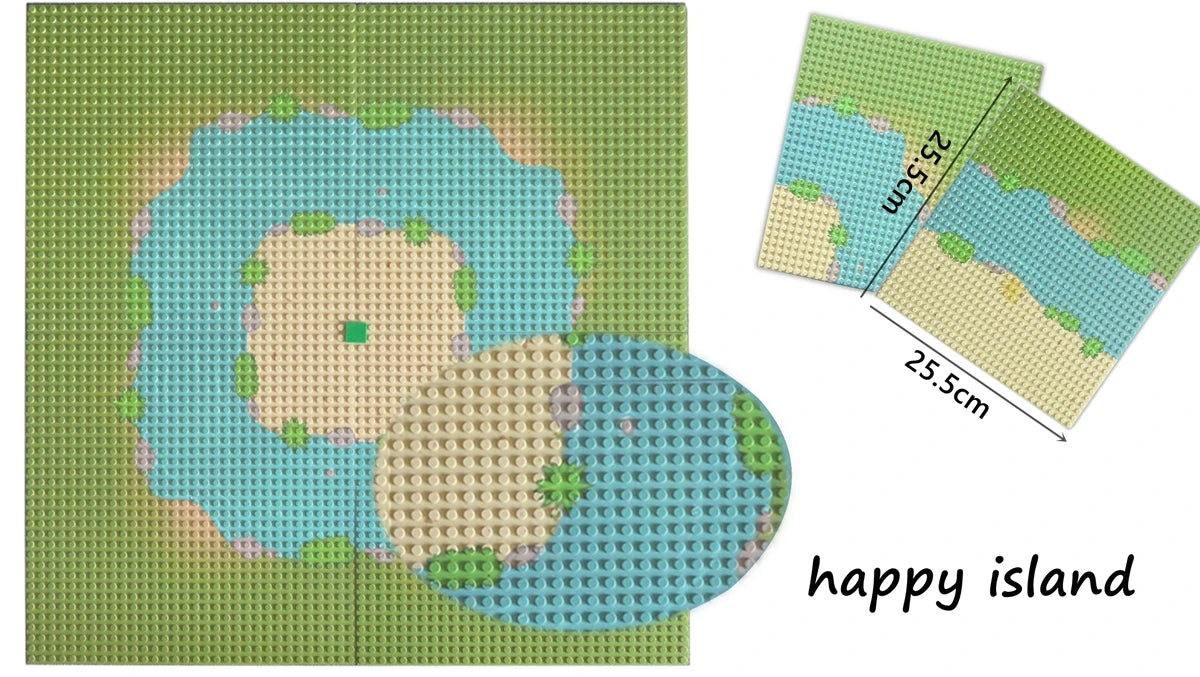 Baseplate Nature Scenes (beach, river, stream)