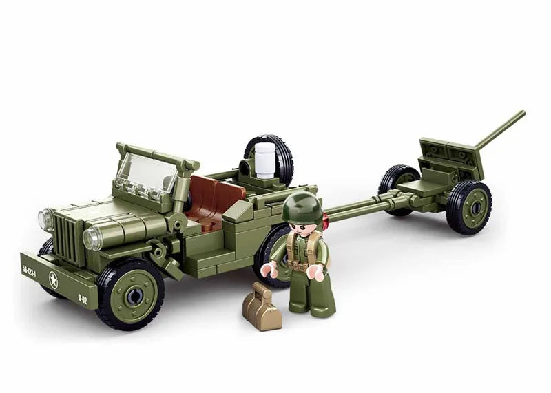 World War II Normandy Landing US WILLYS Jeep | 143 Pcs