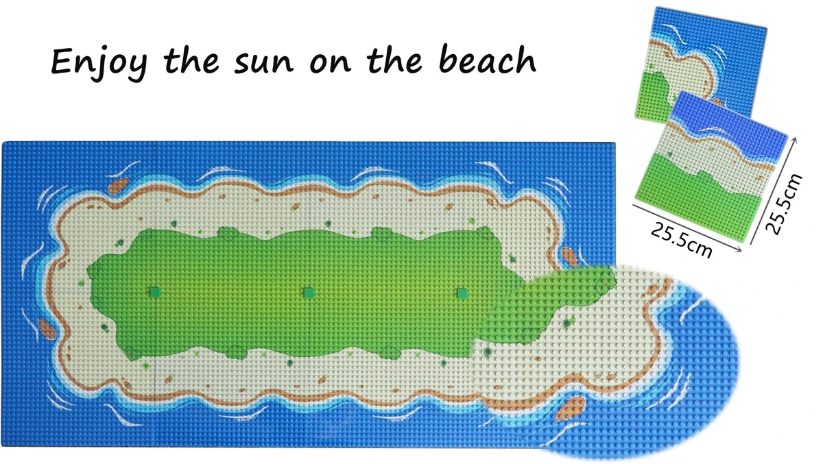 Baseplate Nature Scenes (beach, river, stream)