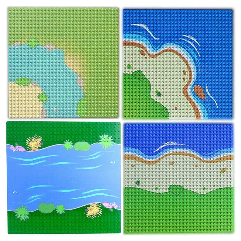 Baseplate Nature Scenes (beach, river, stream)