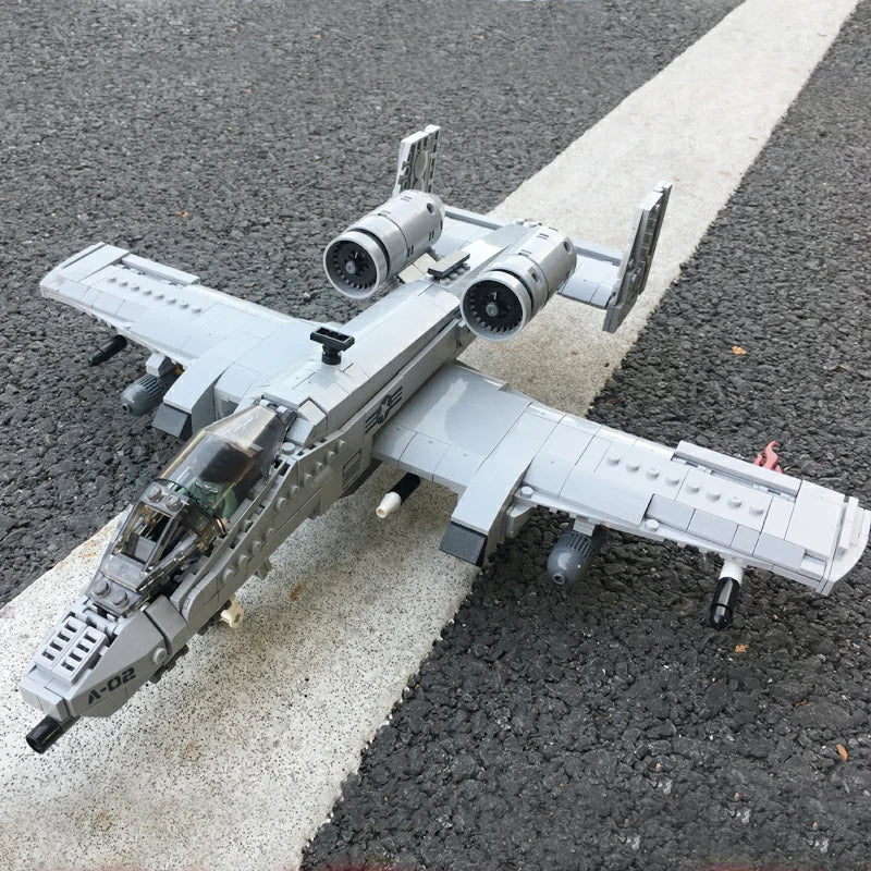 MOC Military A-10 Fighter