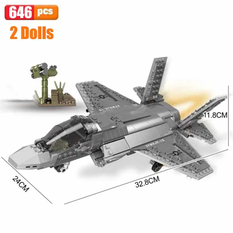 MOC Military A-10 Fighter