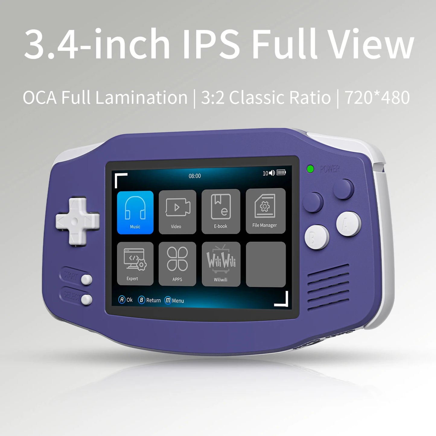 ANBERNIC RG34XX Retro Game Console | 3.4" IPS Screen