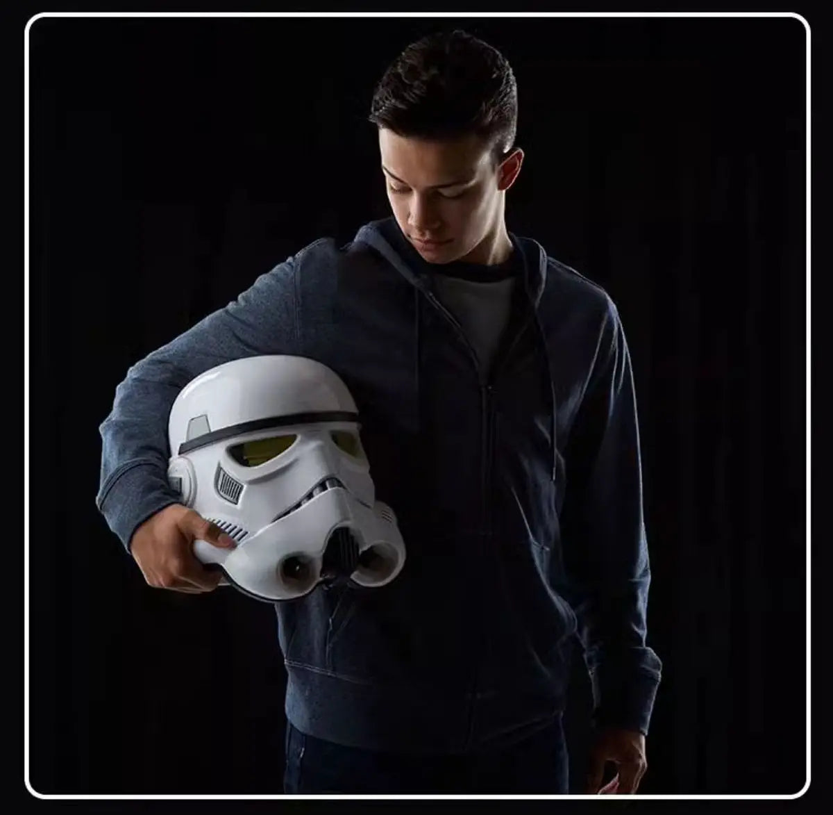 Original Hasbro STAR WARS The Black Series Rogue One Imperial Stormtrooper Electronic Helmet B7097
