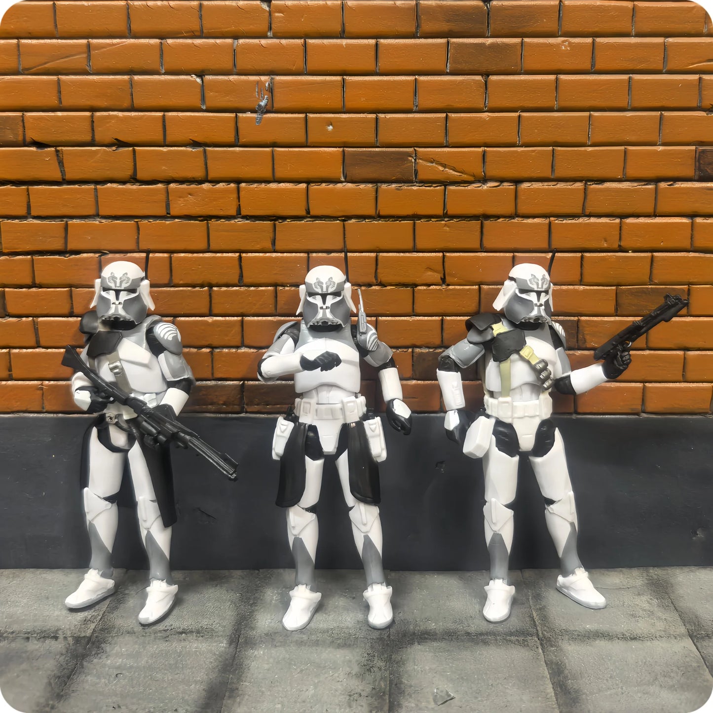 Star Wars 1/18 Airborne 212th or 104th Wolfpack 3.75 Inch Trooper