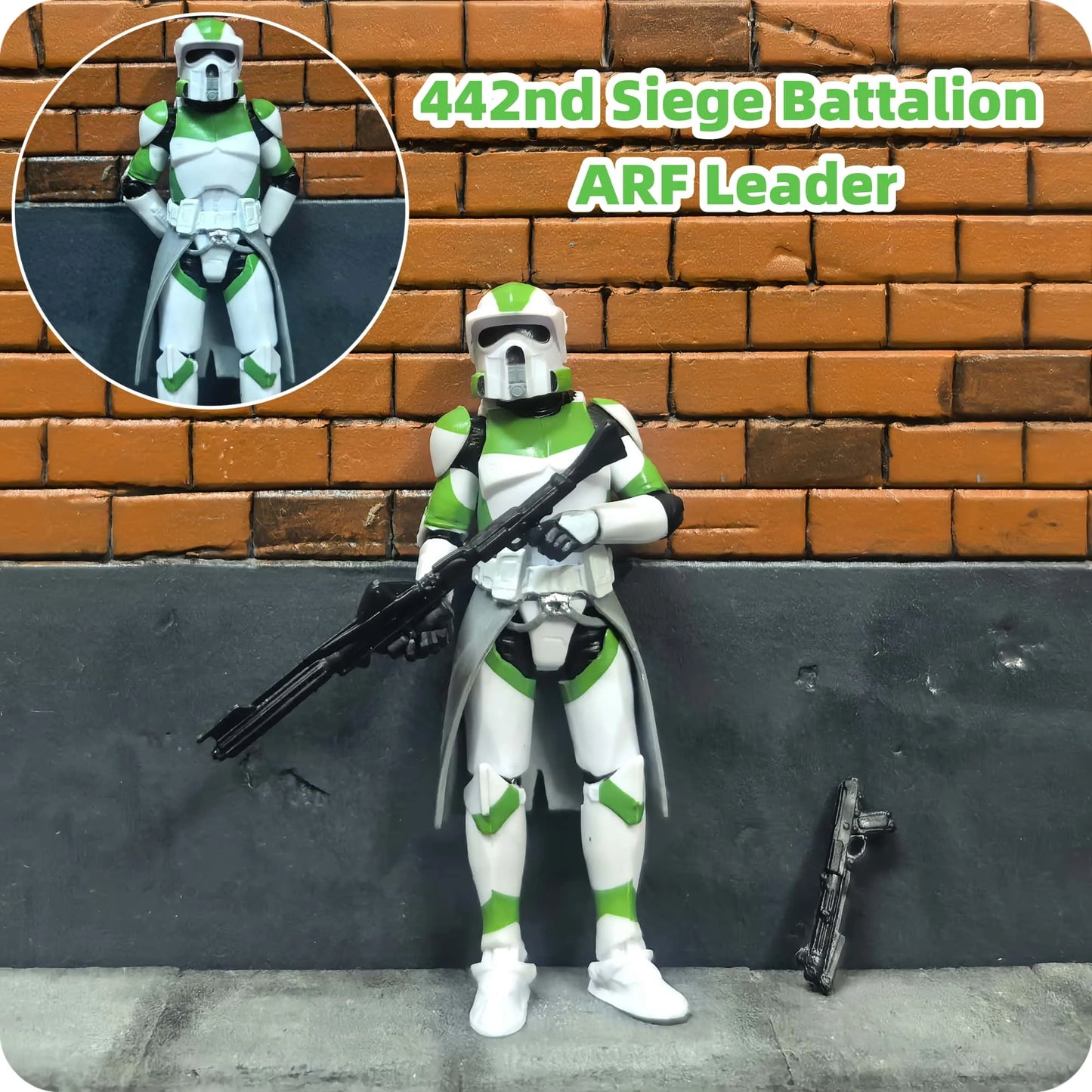 Star Wars  Clone Trooper  212th or 442nd Siege Battalion |  3.75 Inch figure