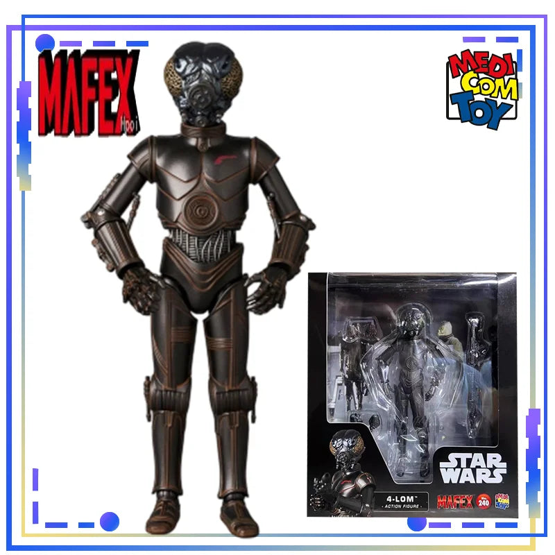 Medicom Toy Genuine MAFEX No.259 Stormtrooper (TM) Ver. 2.0 MAFEX No.256 The Mandalorian (Chrome Ver) Action Figure Toy Boy Gift