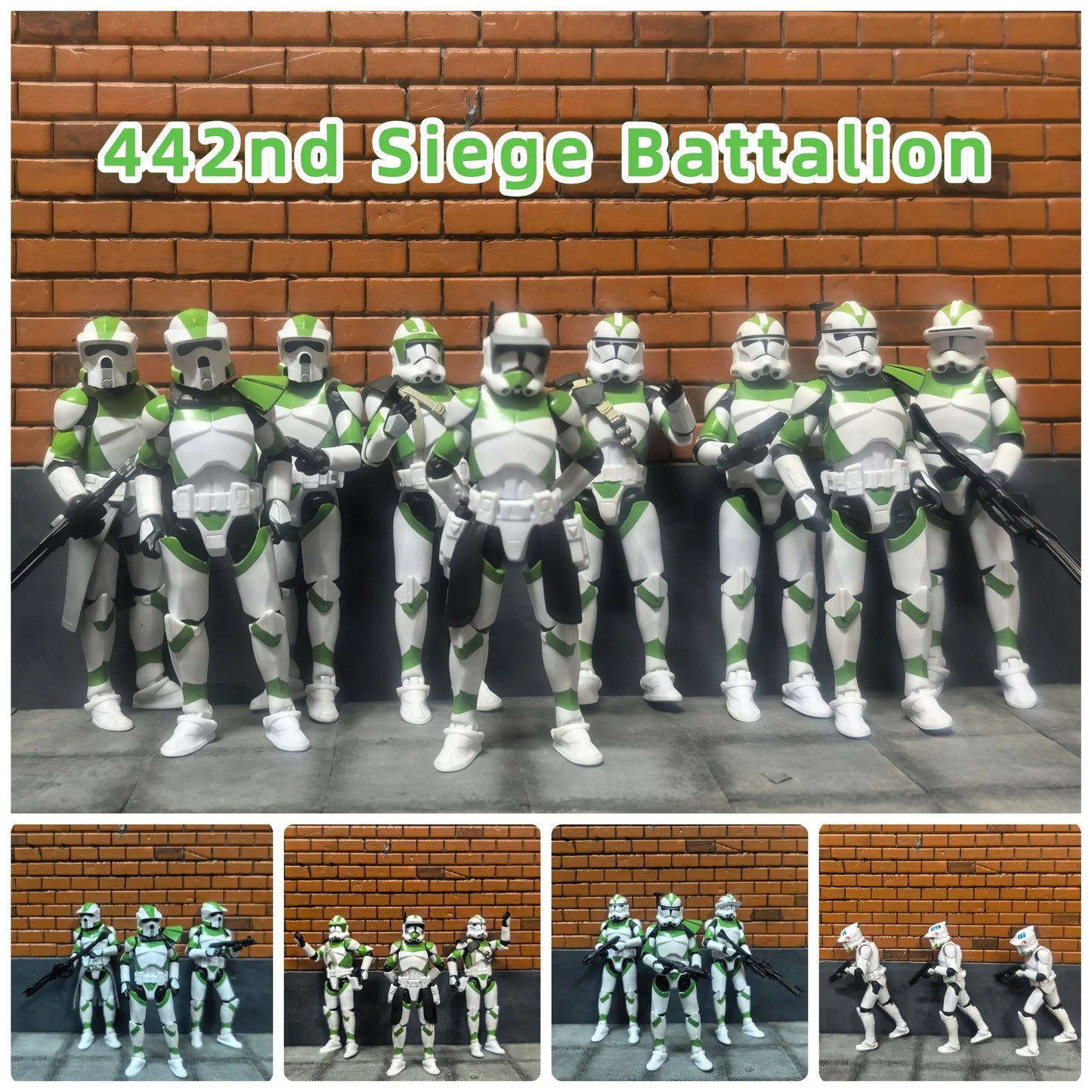 Star Wars  Clone Trooper  212th or 442nd Siege Battalion |  3.75 Inch figure