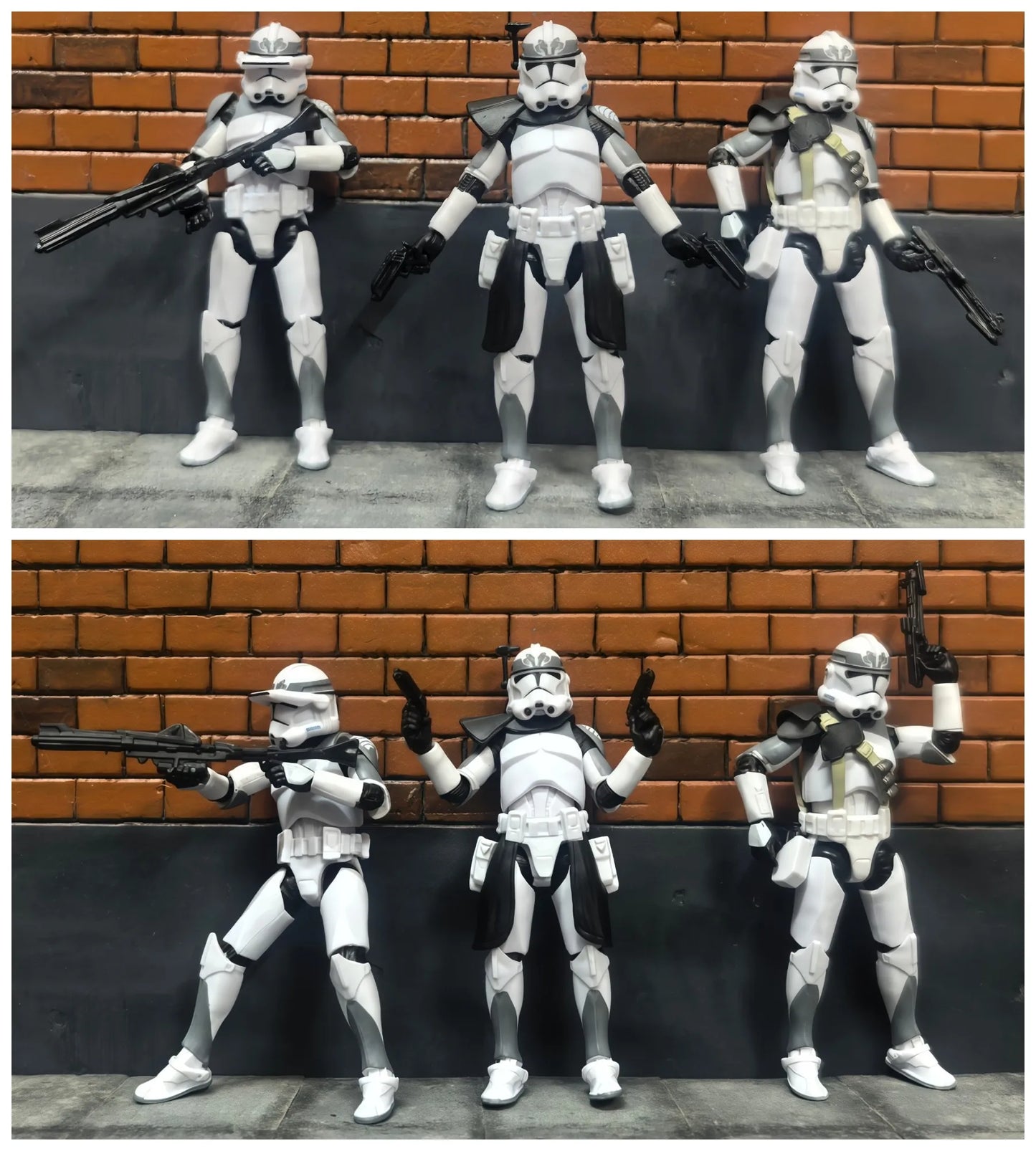 Star Wars 1/18 Airborne 212th or 104th Wolfpack 3.75 Inch Trooper