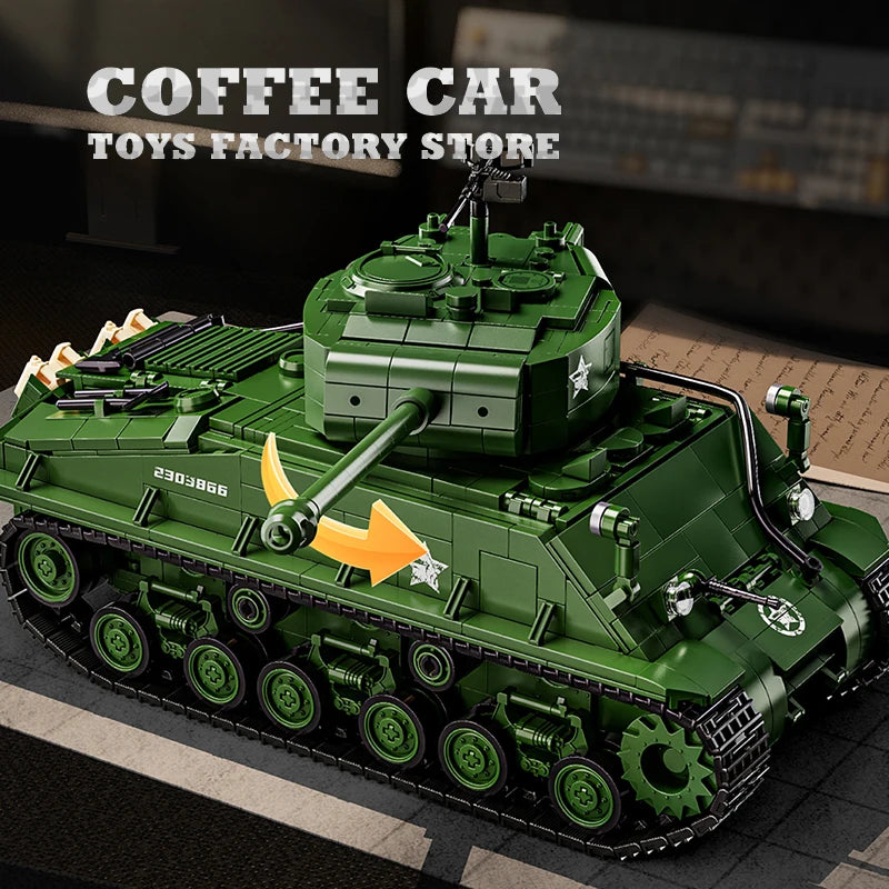 WWII US Army M4 Tank