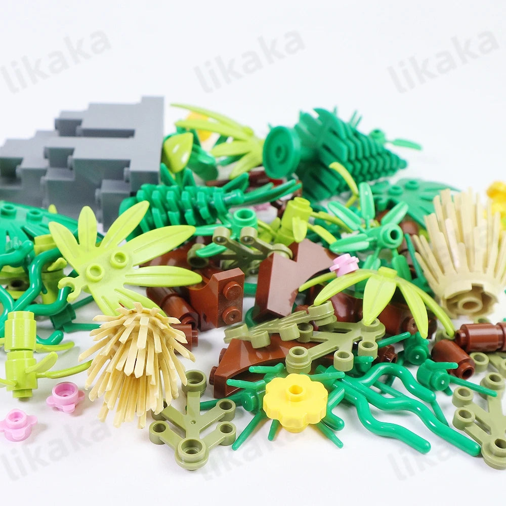 100PCS Tree + Plants Nature Accessories