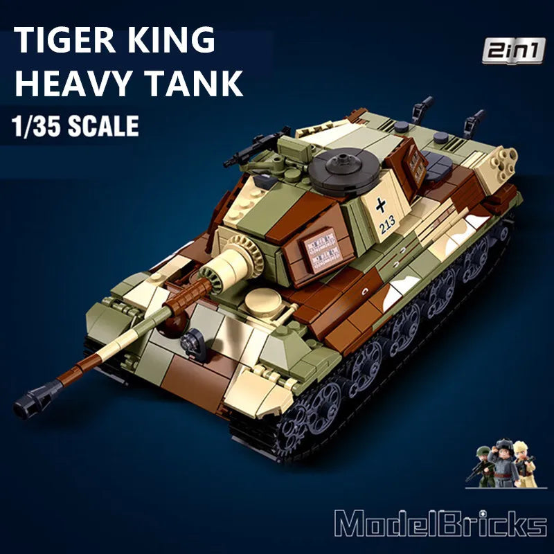 Tiger King Heavy Tank Land Force WW2