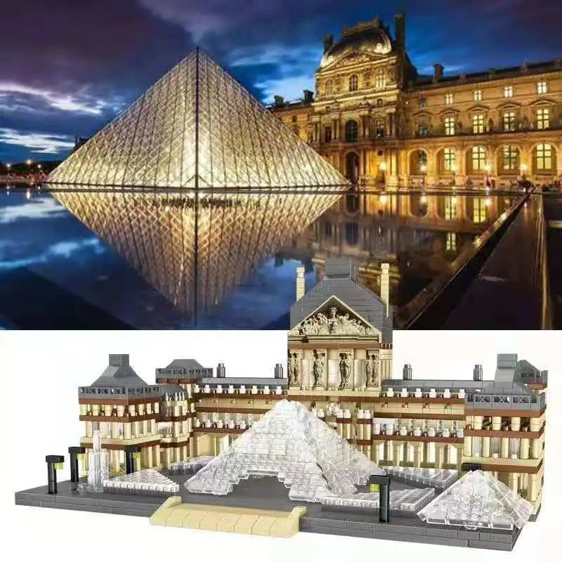 Paris Louvre Museum | mini blocks model