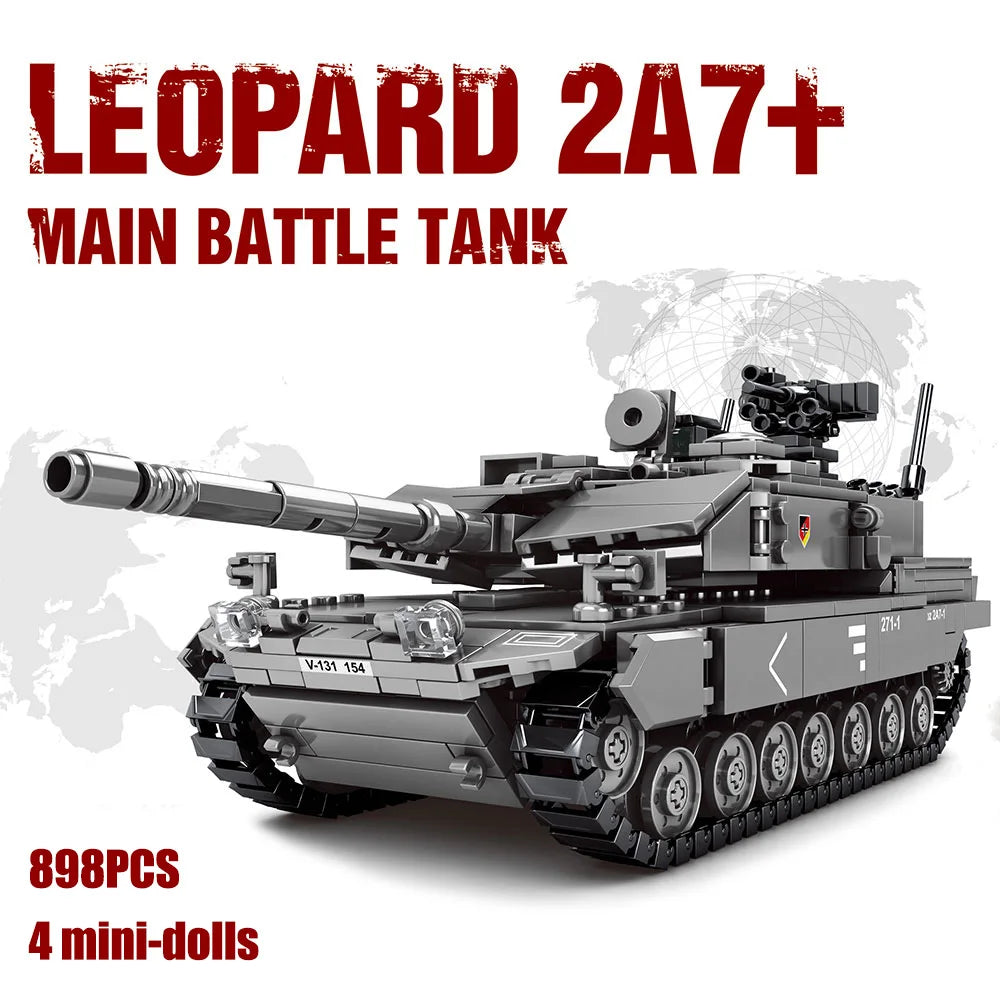 WW2 Leopard 2A7 Army Main Battle Tank