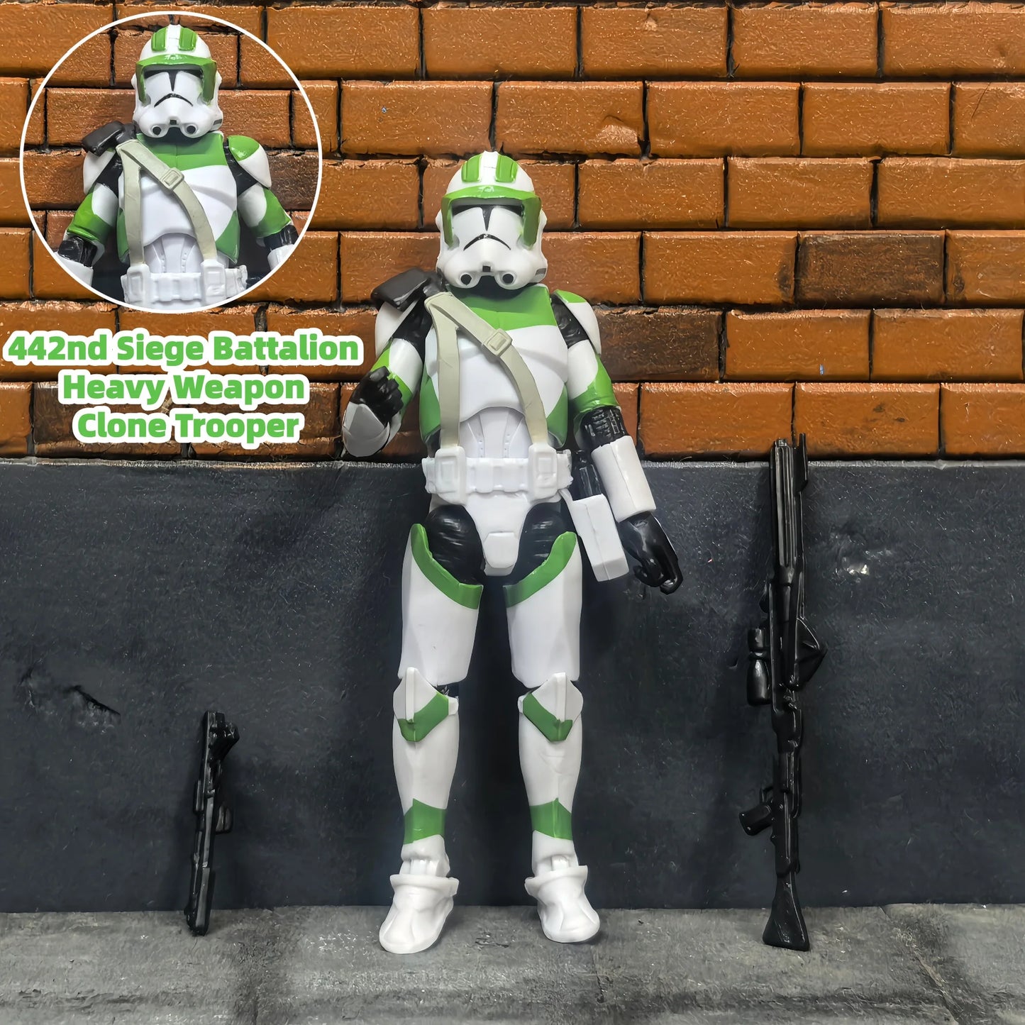 Star Wars  Clone Trooper  212th or 442nd Siege Battalion |  3.75 Inch figure