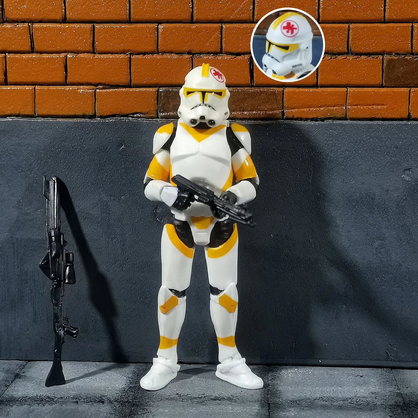 Star Wars 1/18 Airborne 212th or 104th Wolfpack 3.75 Inch Trooper