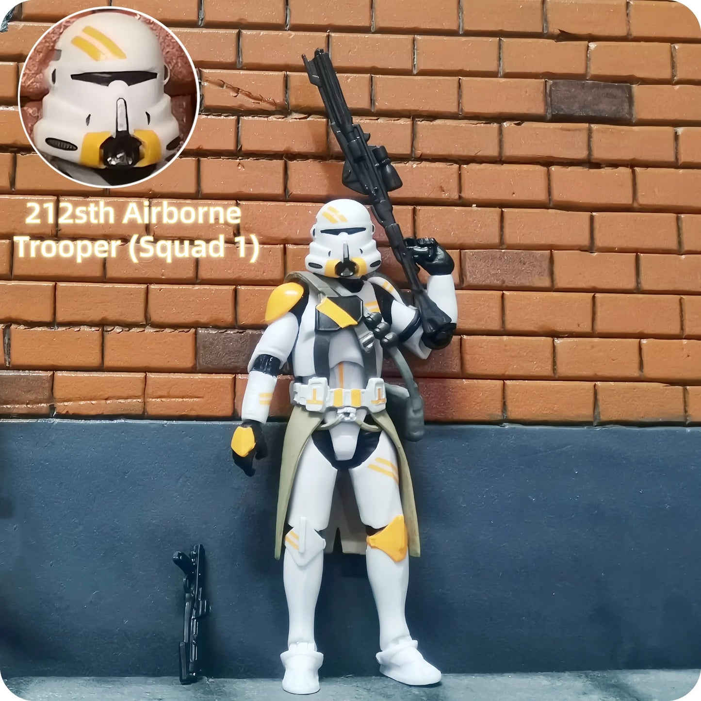 Star Wars 1/18 Airborne 212th or 104th Wolfpack 3.75 Inch Trooper