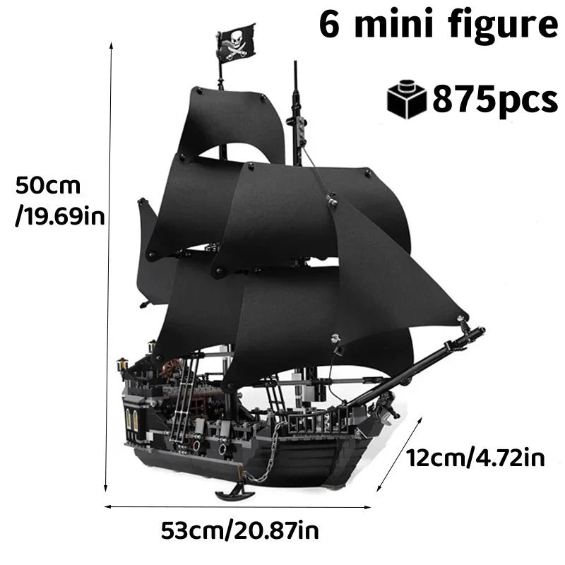 Pirate Ship "Queen's Revenge" Warship or "Black Pearl" MOC