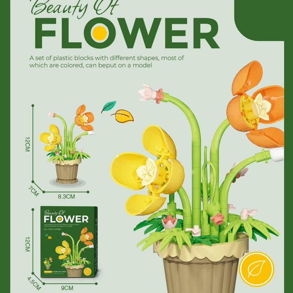 Mini Flower with Pot