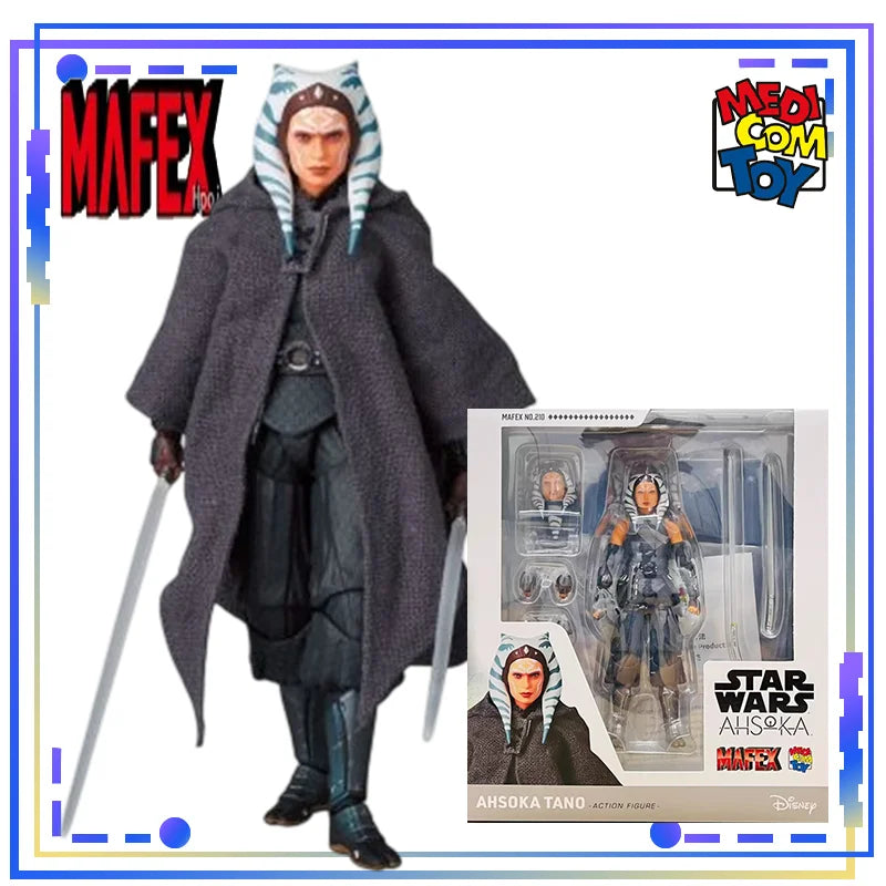 Medicom Toy Genuine MAFEX No.259 Stormtrooper (TM) Ver. 2.0 MAFEX No.256 The Mandalorian (Chrome Ver) Action Figure Toy Boy Gift
