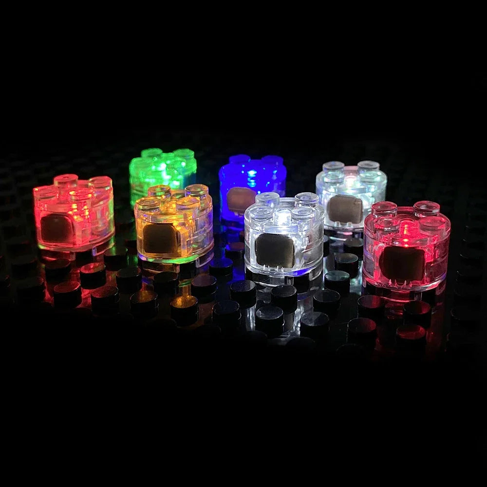 5pcs 2x2 dot LED Light Up Bricks