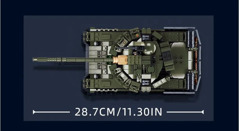 T-80BVMS Main Battle Tank 798 pieces