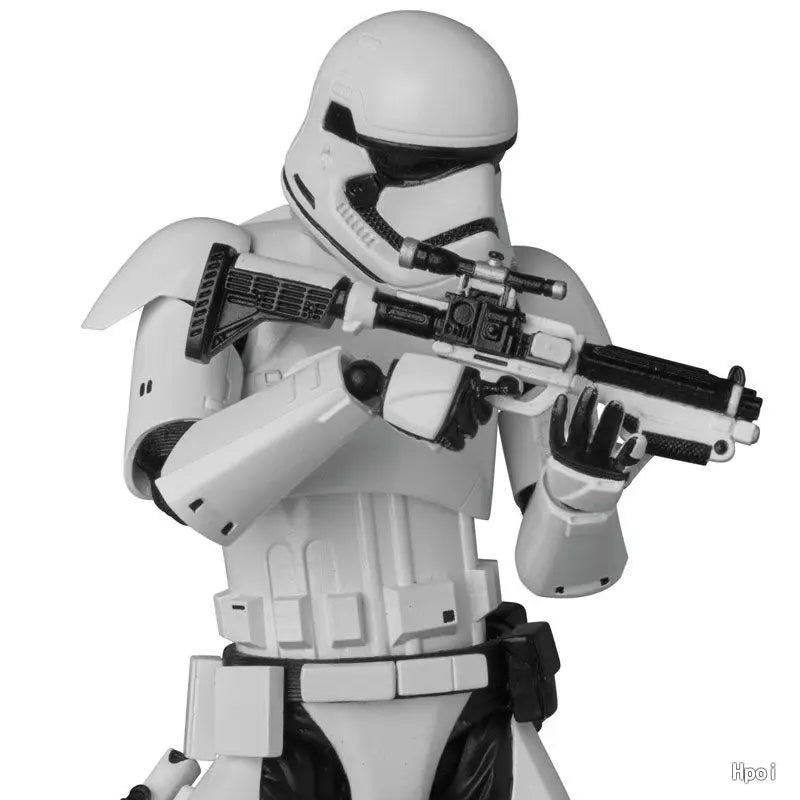 Medicom Toy Genuine MAFEX No.259 Stormtrooper (TM) Ver. 2.0 MAFEX No.256 The Mandalorian (Chrome Ver) Action Figure Toy Boy Gift