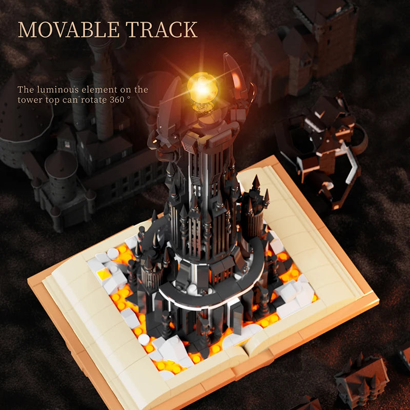 Lord of the Rings style: Sauron Eye Tower with Led Light