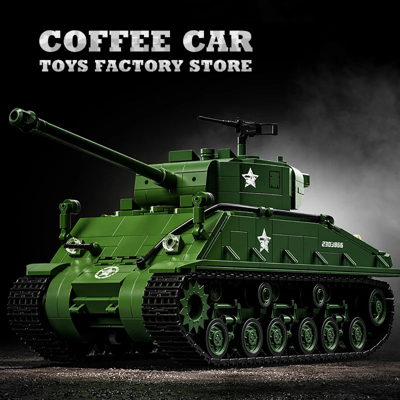 WWII US Army M4 Tank